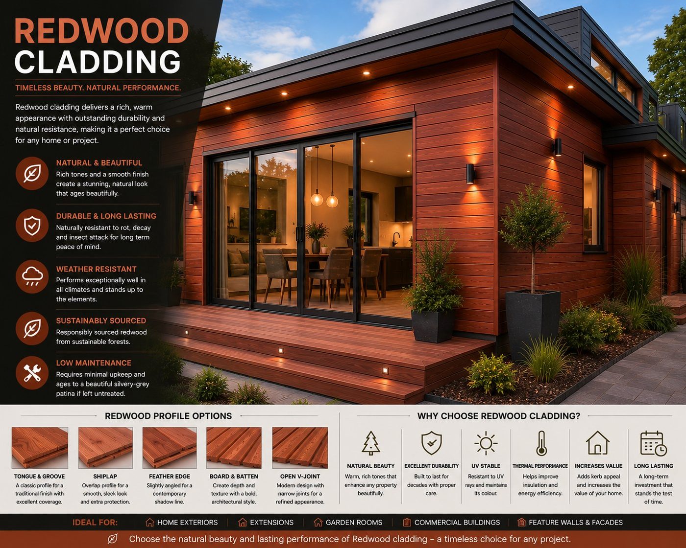 Redwood Cladding